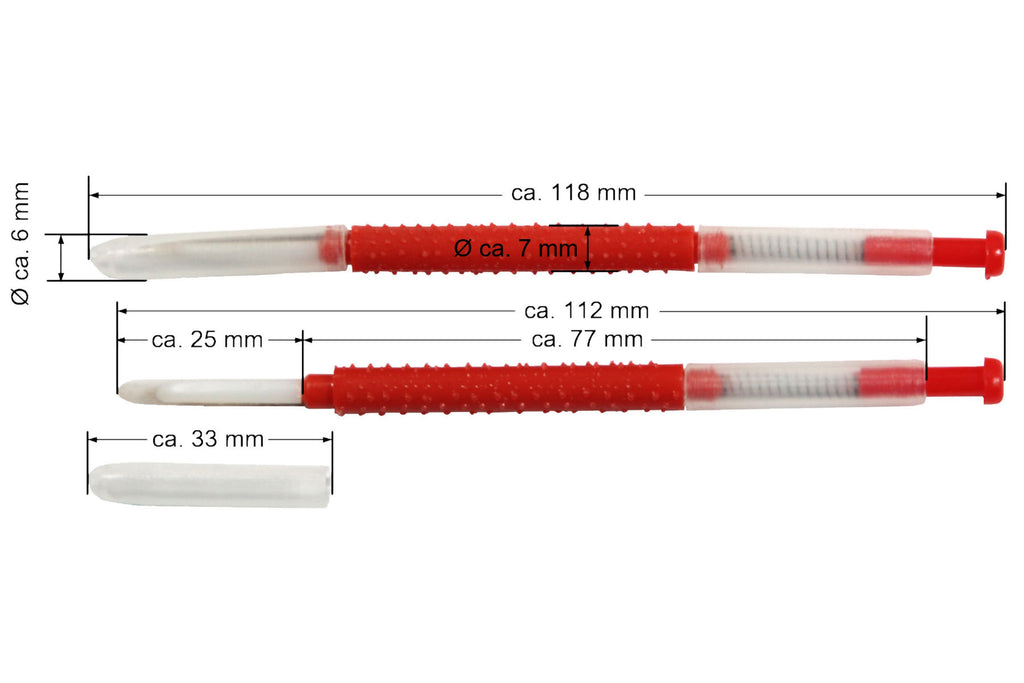 50 Stück Weiselnapf braun +  1 Umlarvlöffel braun für Nicot System