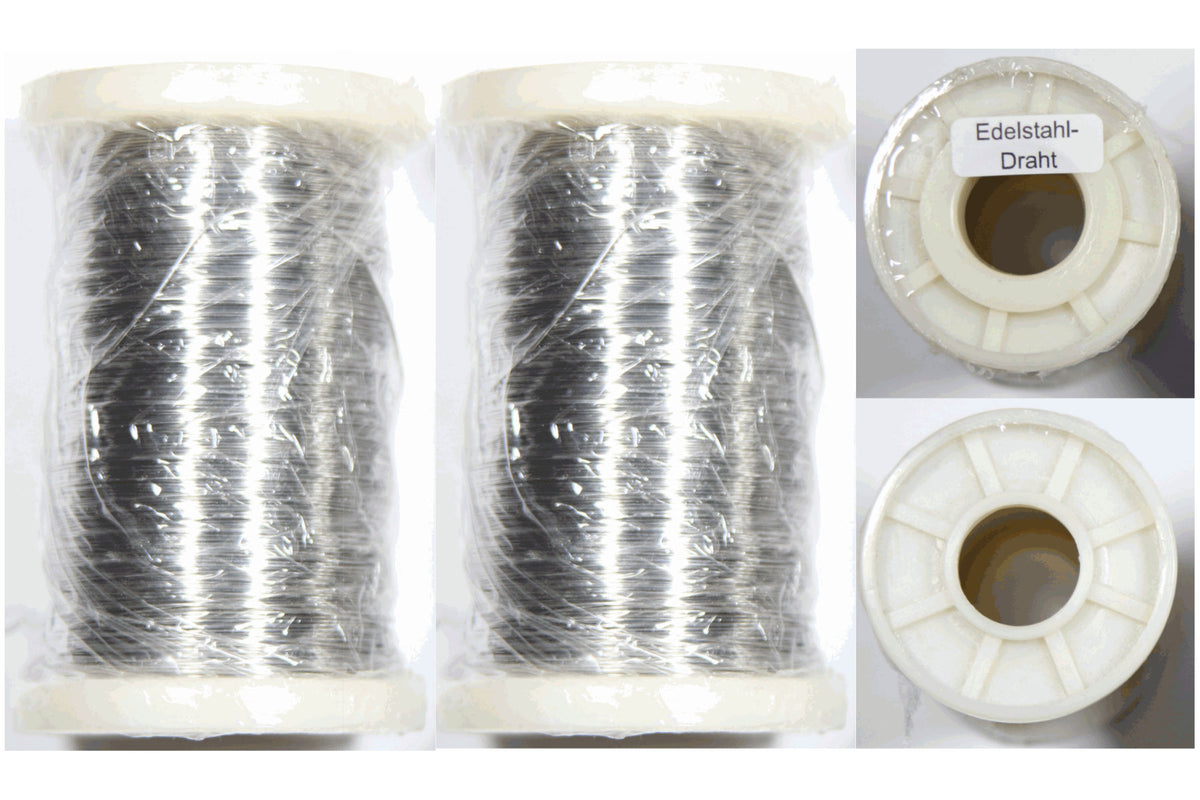 Wabendraht Edelstahl 0,4mm, Rolle zu 250g = ca. 250m | 6000440 Wabendraht Edelstahl 0,4mm, Rolle zu 250g = ca. 250m | 6000440
