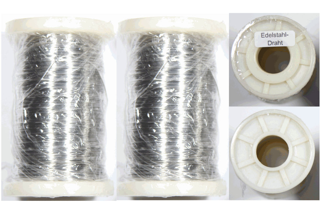 Edelstahl-Wabendraht Ø 0,4 mm  250 g / 500 g zum Verdrahten von Wabenrähmchen
