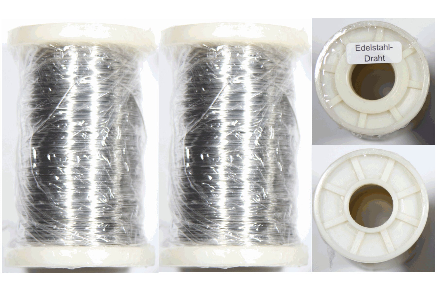 Edelstahl-Wabendraht Ø 0,4 mm  250 g / 500 g zum Verdrahten von Wabenrähmchen
