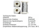Edelstahl-Wabendraht Ø 0,4 mm  250 g / 500 g zum Verdrahten von Wabenrähmchen