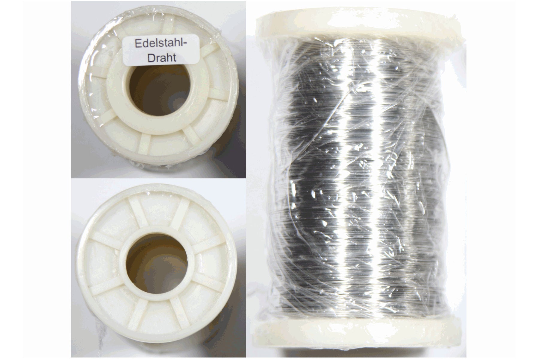 Edelstahl-Wabendraht Ø 0,4 mm  250 g / 500 g zum Verdrahten von Wabenrähmchen
