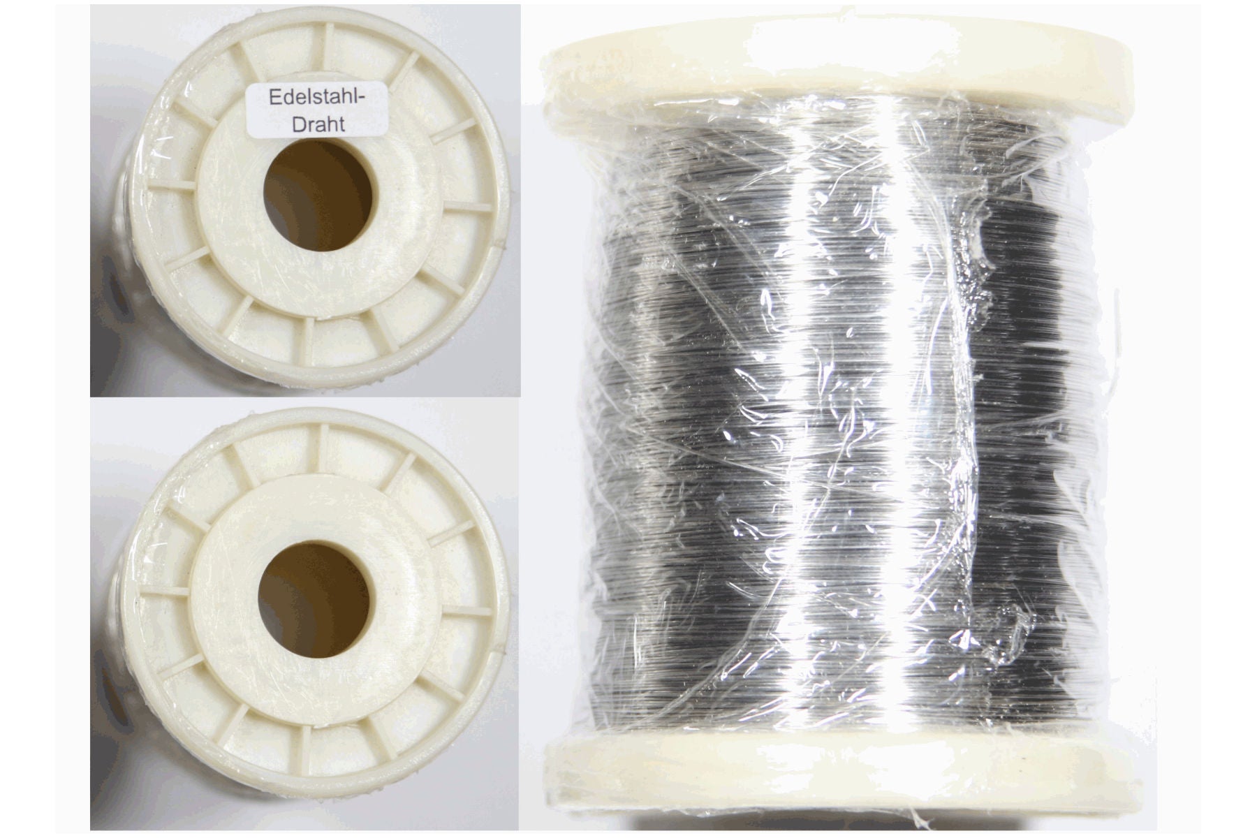 Edelstahl-Wabendraht Ø 0,4 mm  250 g / 500 g zum Verdrahten von Wabenrähmchen