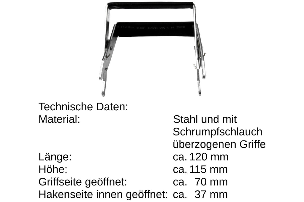 Imker Werkzeug Set Imkerbesen, Stockmeißel abgewinkelt und Wabenzange