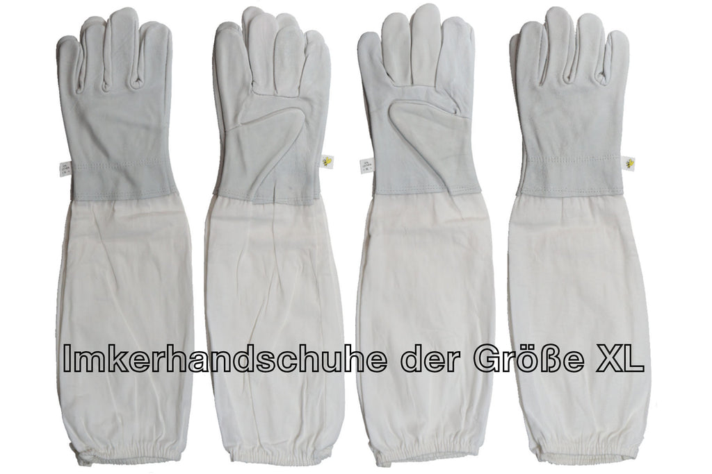 Imkerjacke mit abnehmbaren Schleier in Universalgröße und Imkerhandschuhe im Set