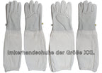 1 Paar Imkerhandschuhe aus Ziegenleder mit Stulpen
