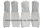Imkerjacke in Universalgröße mit Imkerhandschuhe mit Stulpen weiß Größe XXL