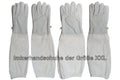 Imkerjacke mit abnehmbaren Schleier in Universalgröße und Imkerhandschuhe im Set