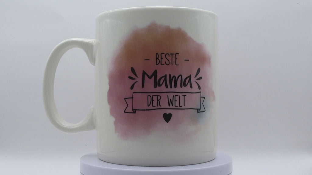 Jumbo Tasse 3XL 900 ml mit Schriftzug "Beste Mama der Welt"