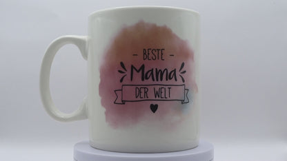Jumbo Tasse 3XL 900 ml mit Schriftzug "Beste Mama der Welt"