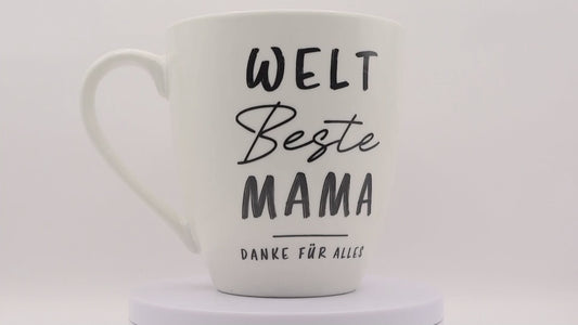 Jumbo Tasse XXL 550 ml  2er-Set mit Schriftzug 