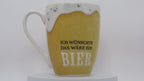 Jumbo-Tasse „Ich wünschte das wäre ein BIER" – 300 ml Porzellan