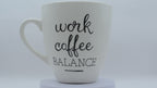 Jumbo Tasse XXL 880 ml "work coffee BALANCE"