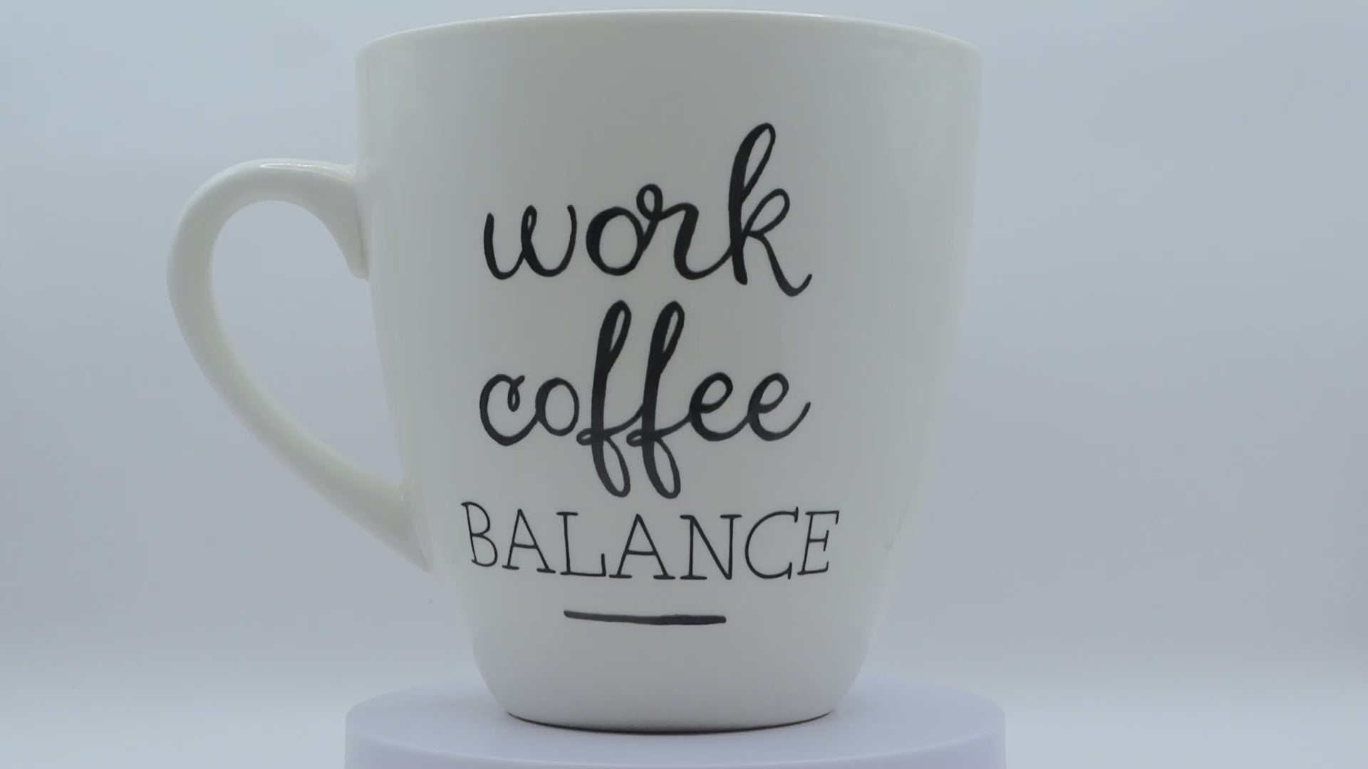 Jumbo Tasse XXL 880 ml "work coffee BALANCE"