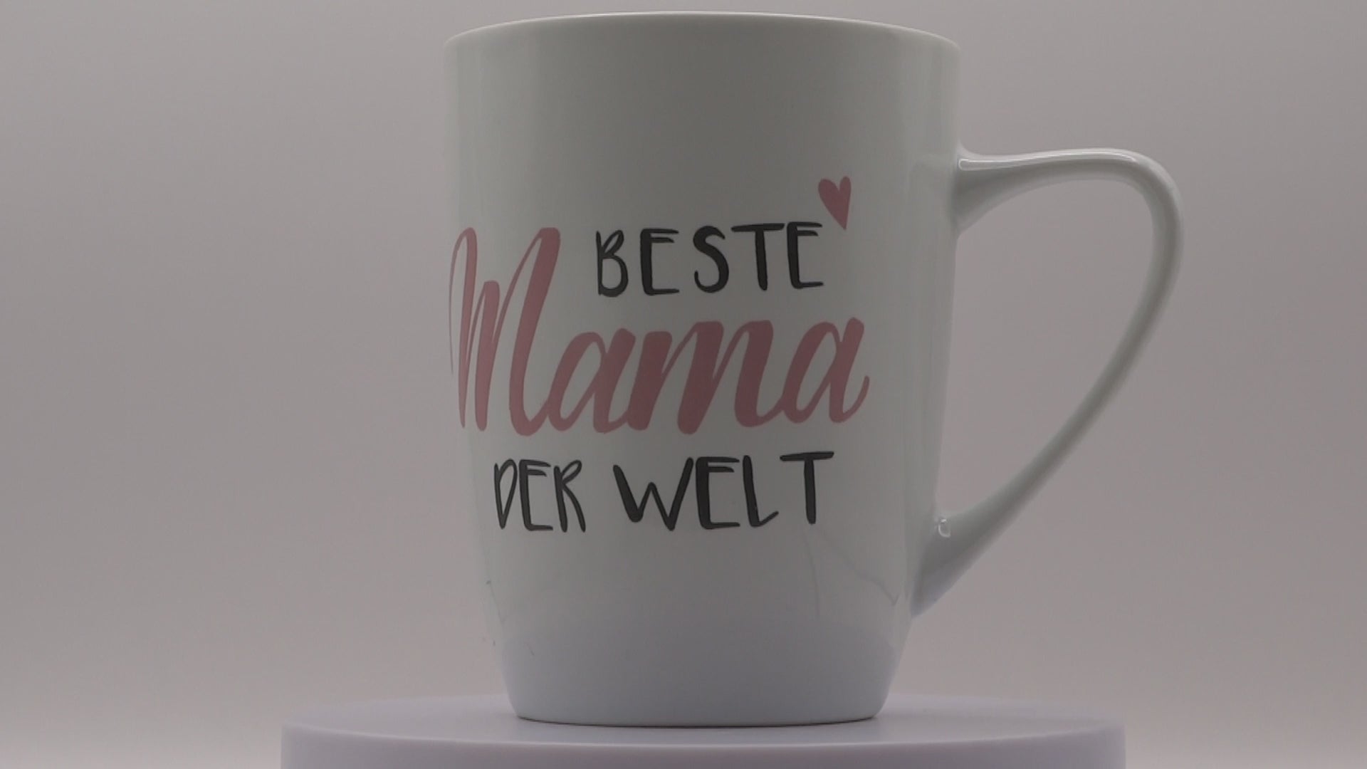 Jumbo Tasse XXL 380 ml mit Schriftzug "Beste Mama der Welt" auf 2 Seiten