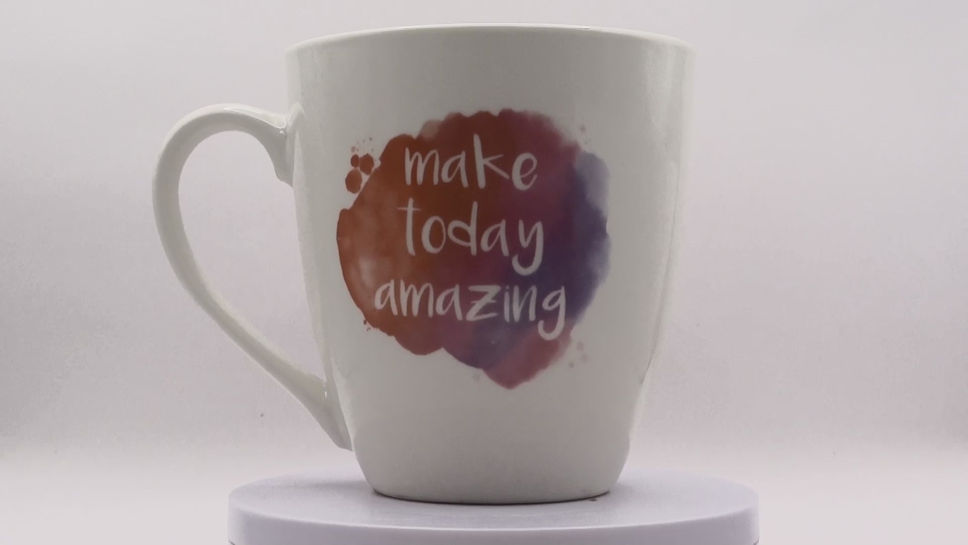 Jumbo Tasse XXL 550 ml Wolkenbild mit Schriftzug "make today amazing"