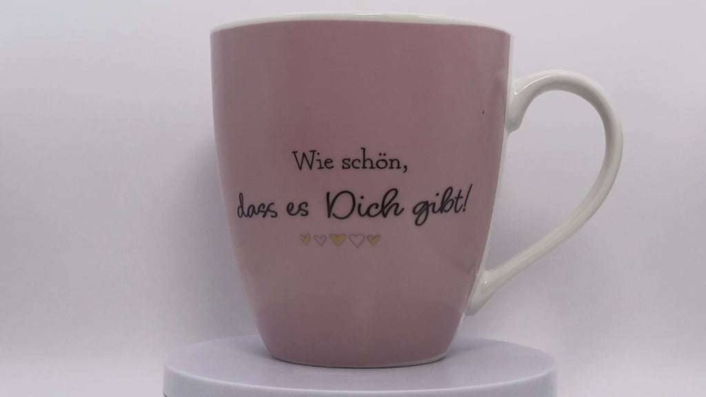 Jumbo Tasse XXL 550 ml "Wie schön, dass es Dich gibt!"