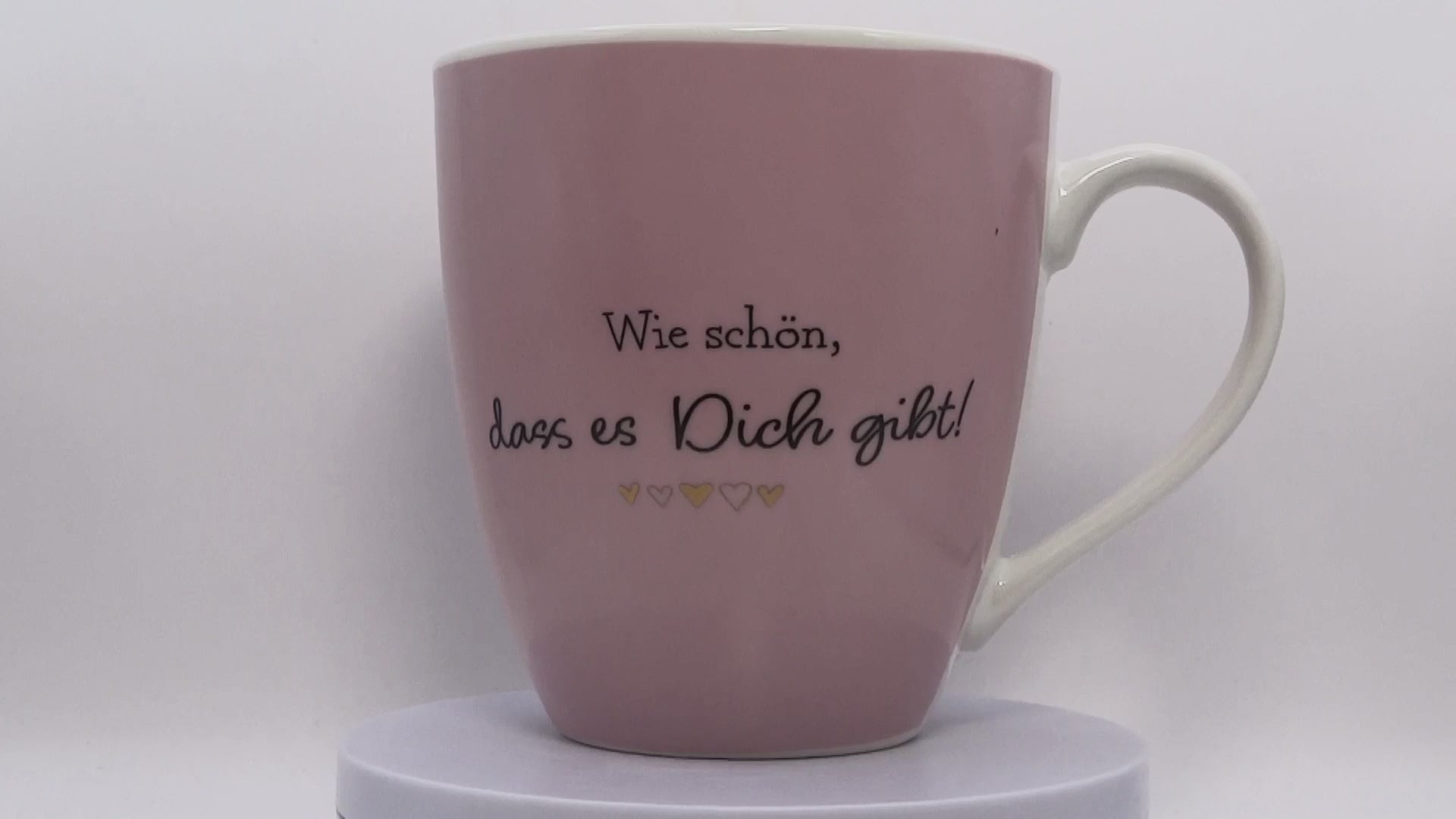 Jumbo Tasse XXL 550 ml "Wie schön, dass es Dich gibt!"