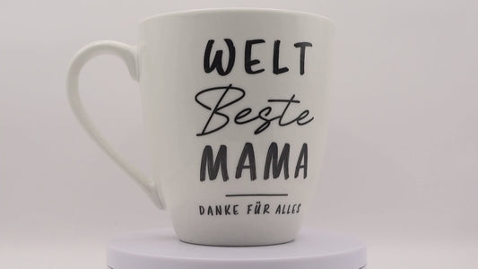 Jumbo Tasse XXL 550 ml mit Schriftzug 