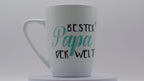 Jumbo Tasse XXL 380 ml mit Schriftzug "Bester Papa der Welt" auf 2 Seiten